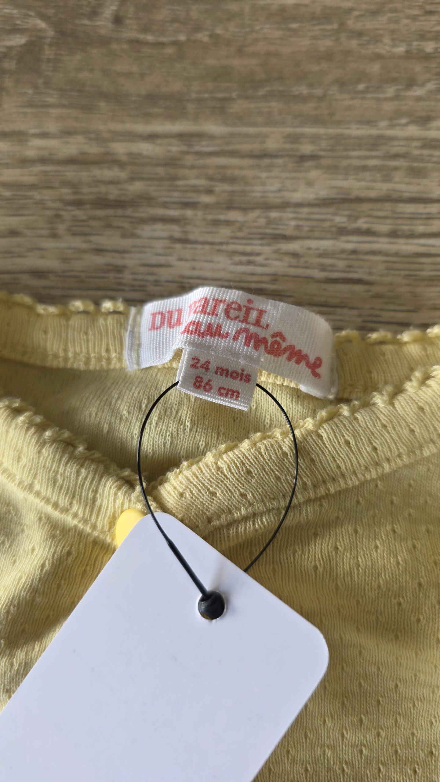 Gilet Gilet Fille 24 Mois DPAM - Étiquette