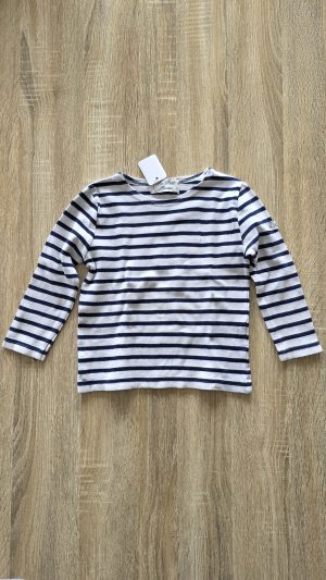 Pull Blanc, Bleu Fille 4 Ans Le petit breton - Vue de face