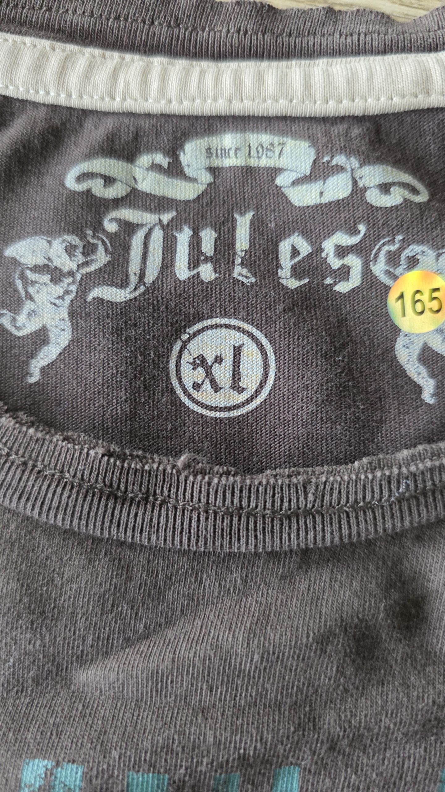 Pull Pull Garçon XL - Étiquette