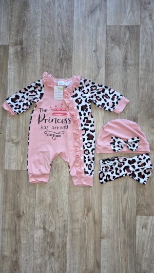 Pyjama + bandeau Fille 0 Mois, 1 Mois - Vue de face