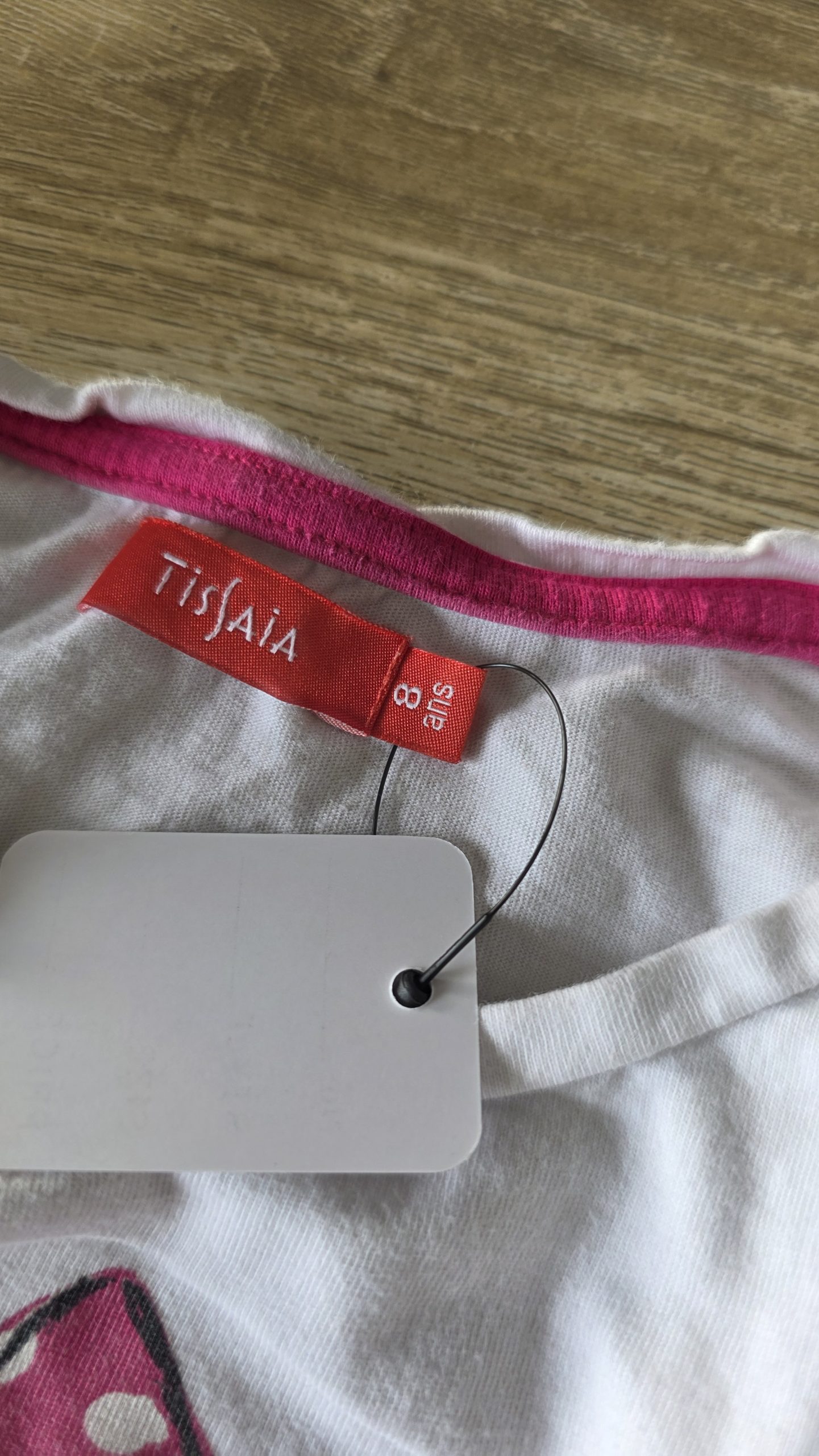 T-shirt T-shirt Fille 8 Ans Tissaia - Étiquette