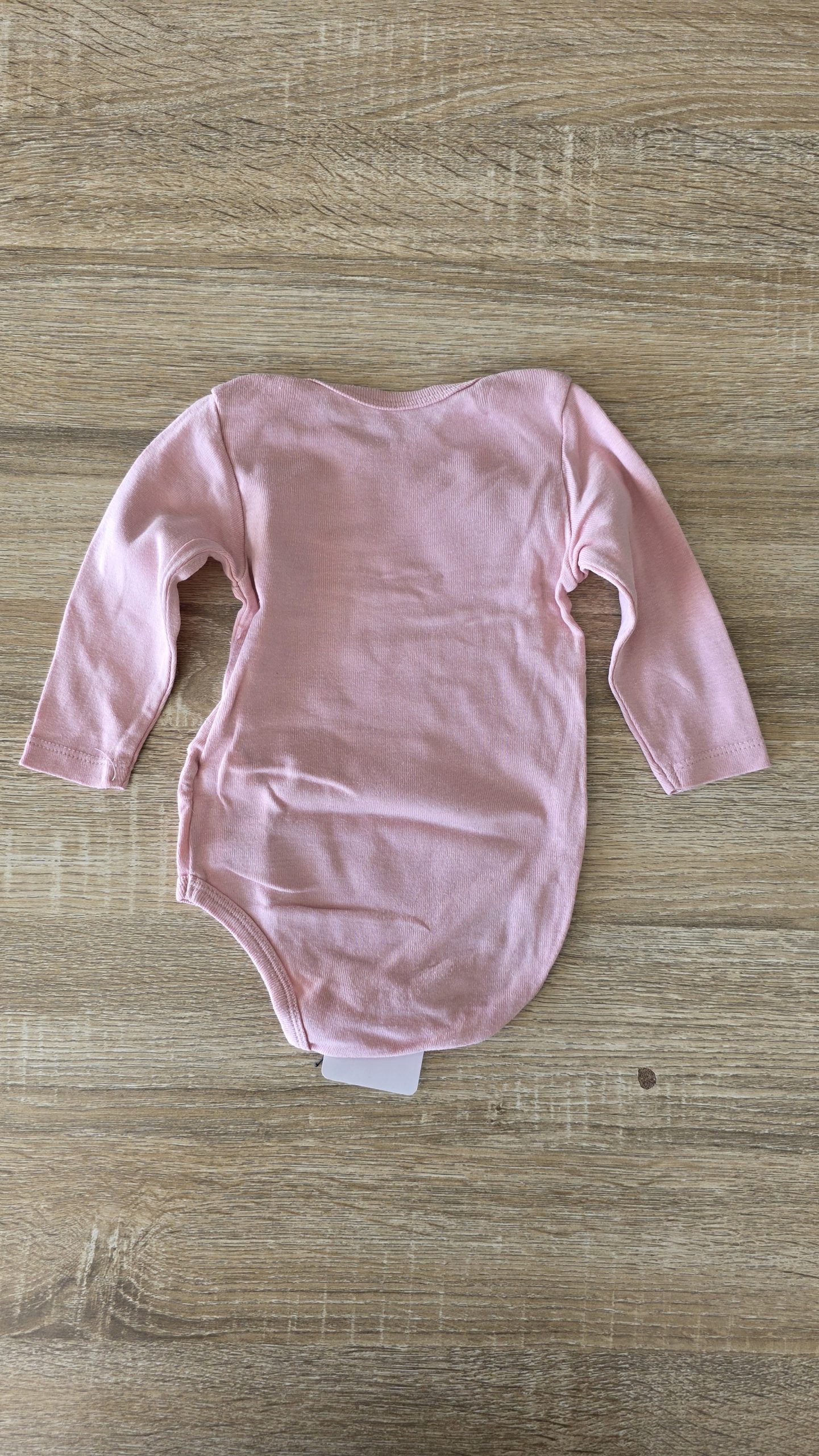 Body manches longues Body manches longues Rose Fille 6 Mois Kiabi - Vue de dos