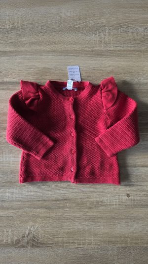 Gilet Fille 18 Mois Obaïbi - Vue de face