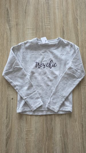 Pull Gris Fille 134 Cm, 140 Cm Sans marque - Vue de face