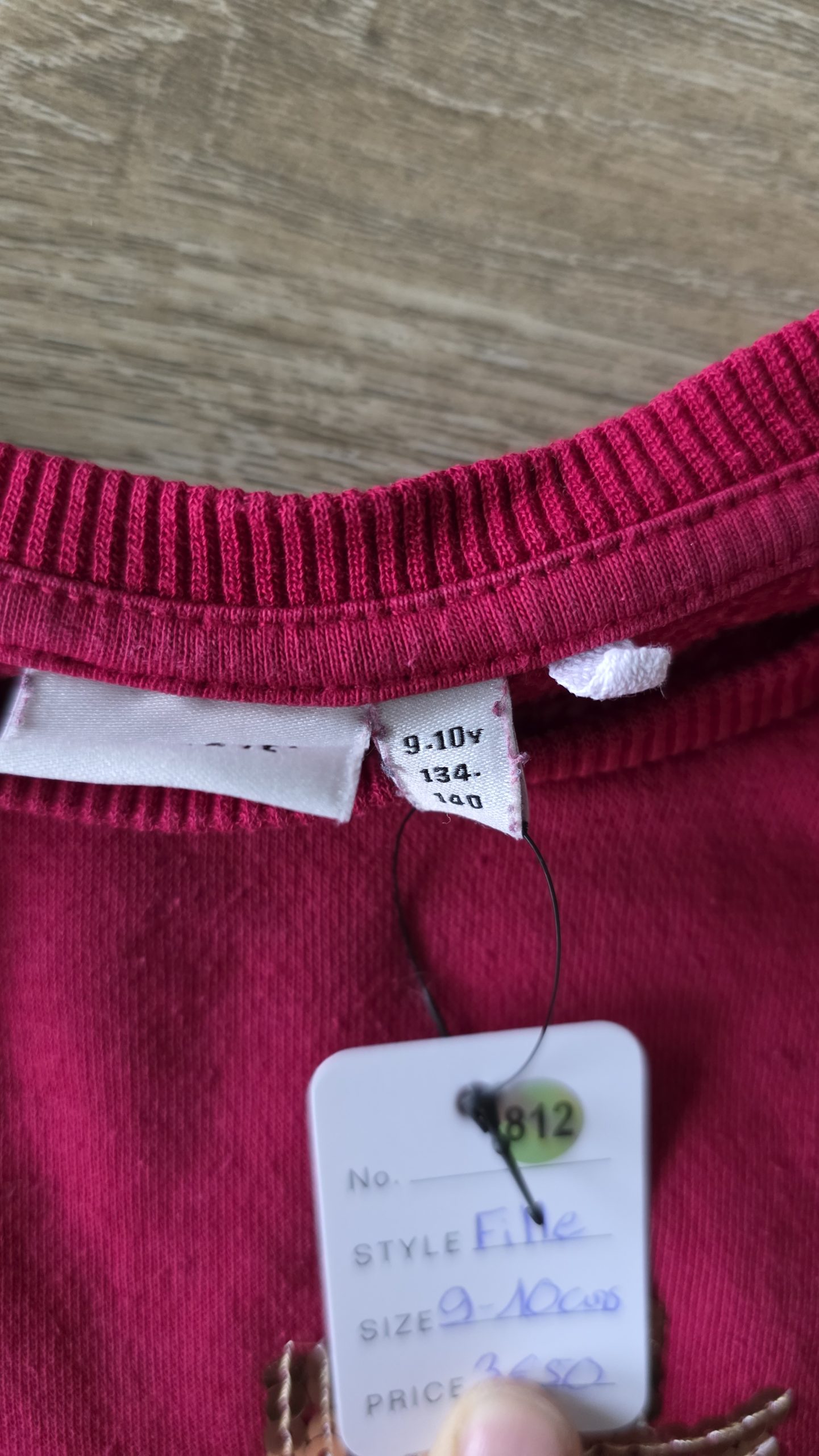 Pull Pull Rouge Fille 9 Ans, 10 Ans Name it - Étiquette