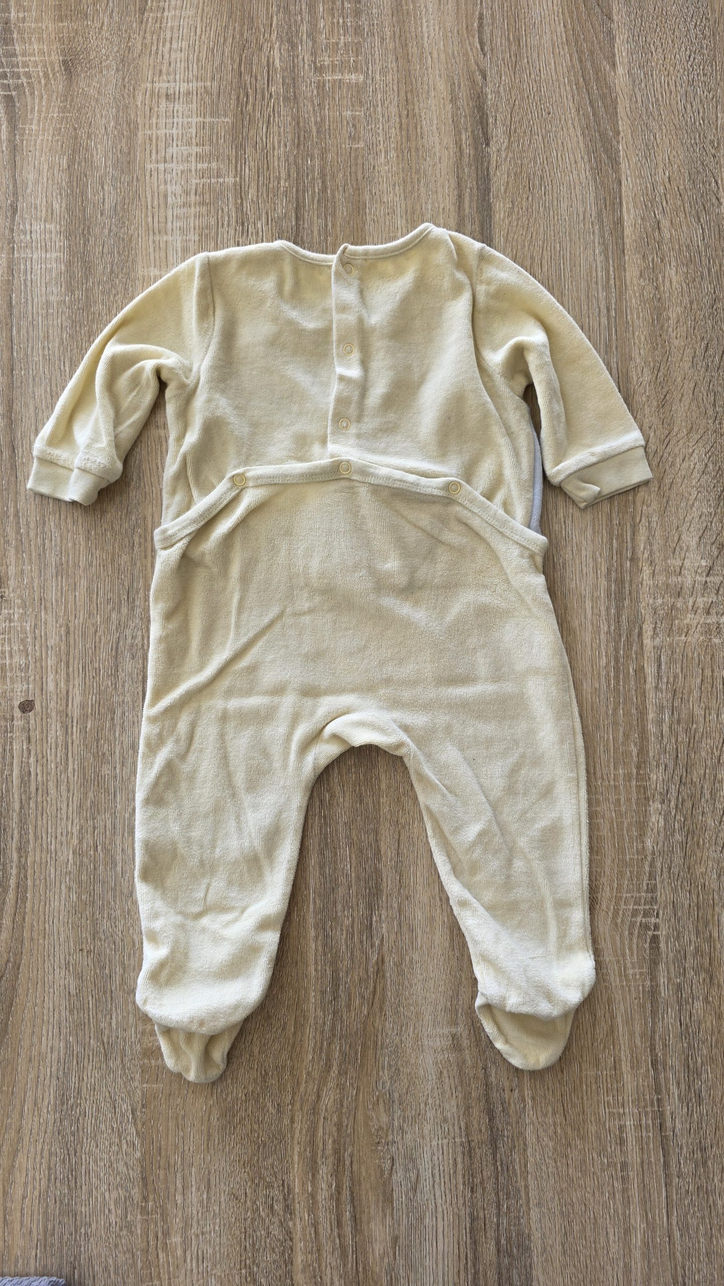 Pyjama Pyjama Jaune Garçon 9 Mois Tex baby - Vue de dos