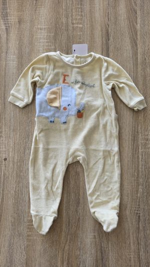 Pyjama Jaune Garçon 9 Mois Tex baby - Vue de face