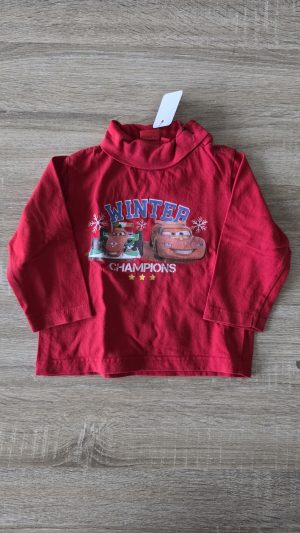 Sous-pull Rouge Garçon 18 Mois Disney - Vue de face