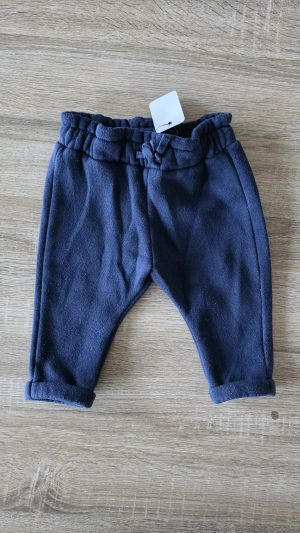 Jogging Bleu Fille 6 Mois Tape à l'oeil - Vue de face