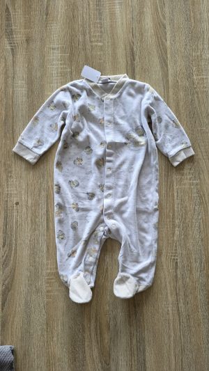 Pyjama Blanc Mixte 74 Cm First smile - Vue de face