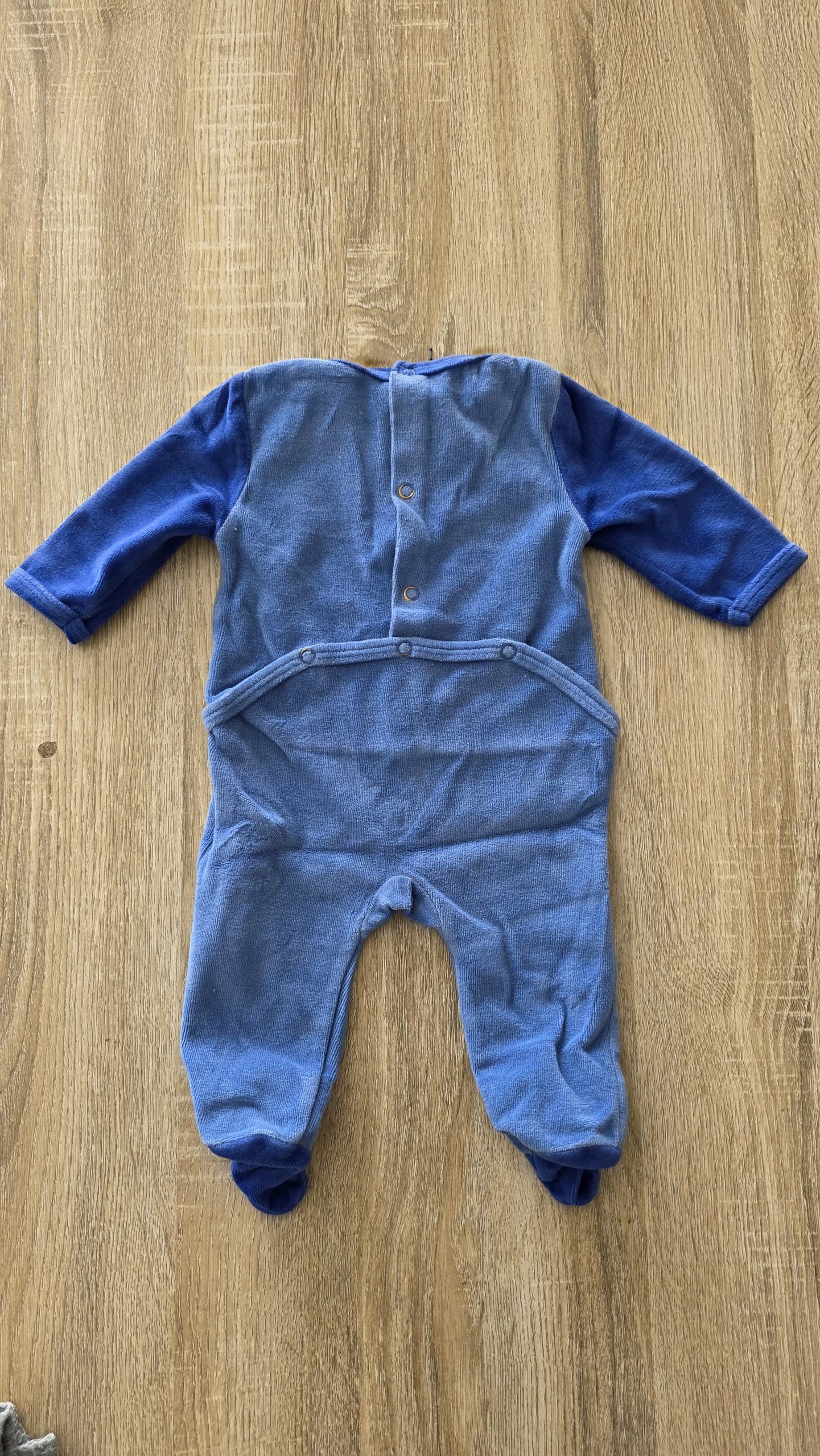Pyjama Pyjama Bleu Garçon 3 Mois Bébérêve - Vue de dos