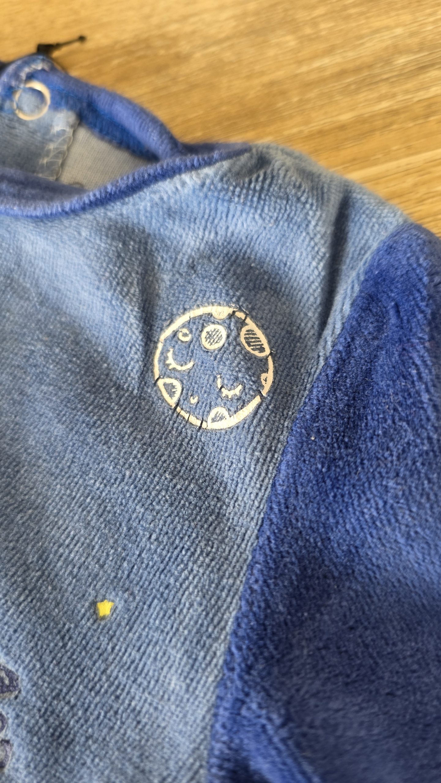 Pyjama Pyjama Bleu Garçon 3 Mois Bébérêve - Vue rapprochée