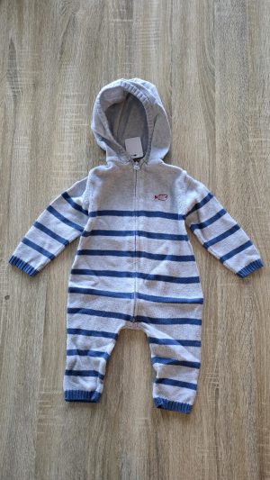 Pyjama Bleu, Gris Garçon 6 Mois, 9 Mois - Vue de face