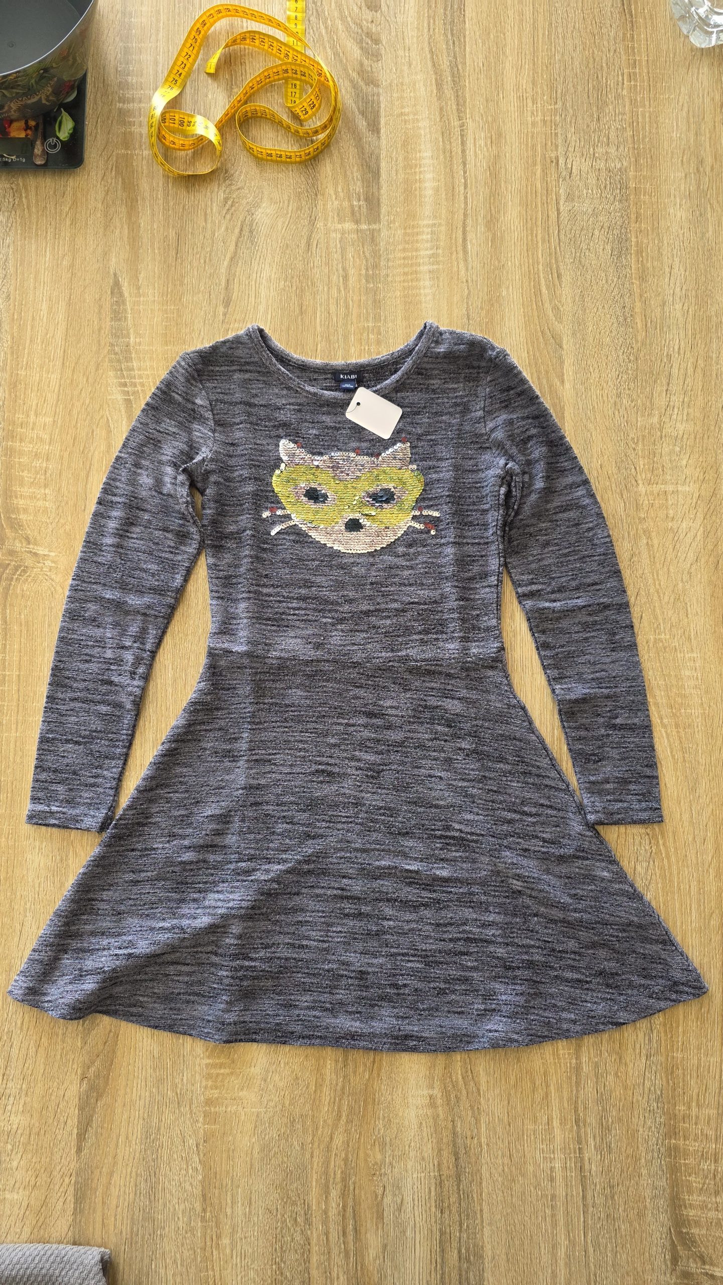 Robe Robe Gris Fille 10 Ans Kiabi - Vue de face