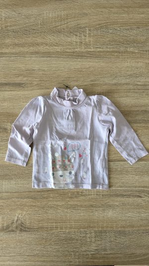 T-shirt manches longues Beige Fille 9 Mois Inextenso - Vue de face