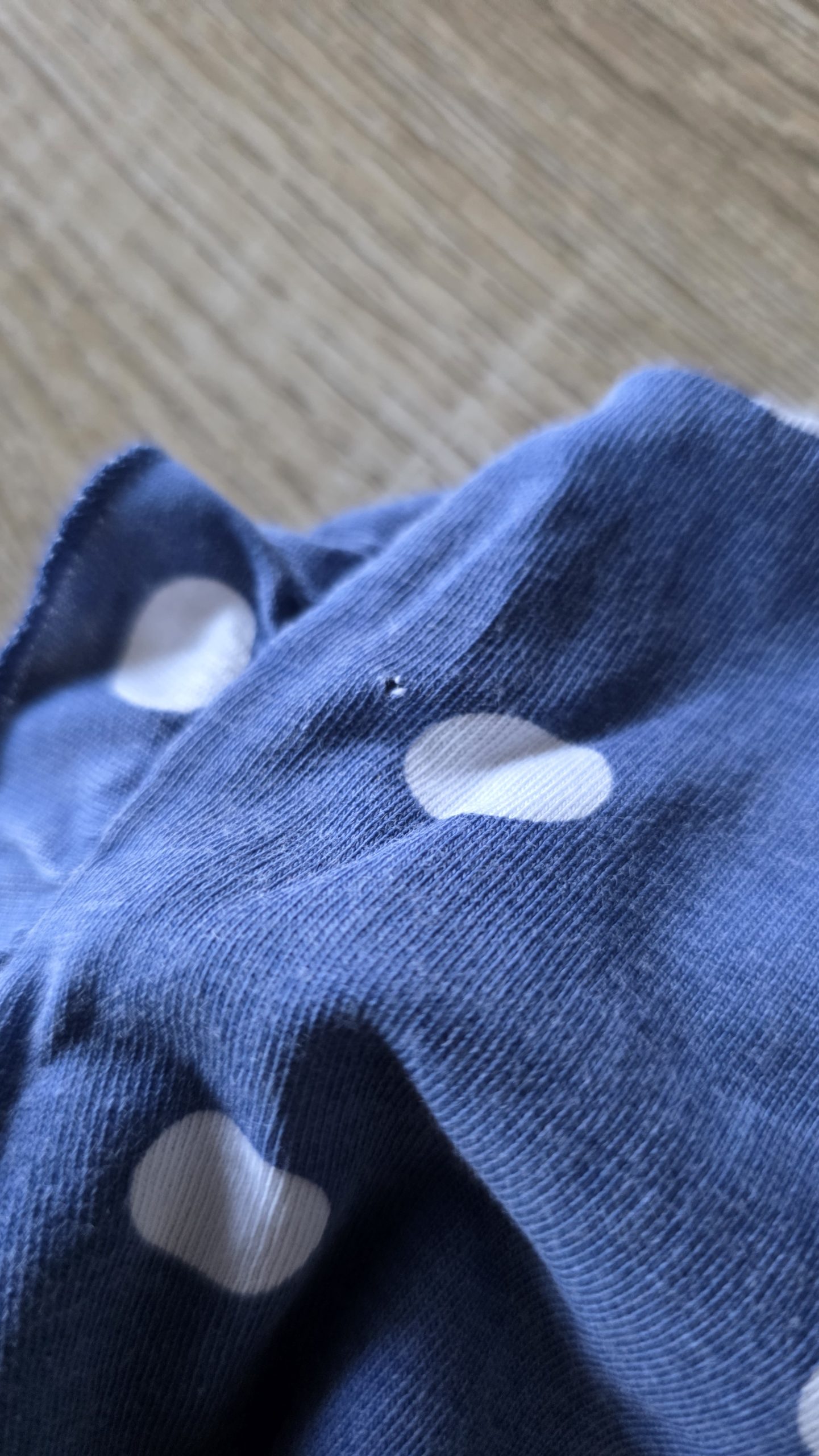 T-shirt manches longues T-shirt manches longues Bleu Fille 23 Mois Tex baby - Détail