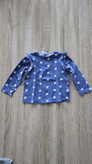 T-shirt manches longues Bleu Fille 23 Mois Tex baby - Vue de face