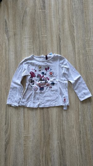 T-shirt manches longues Gris Fille 3 Ans Sergent major - Vue de face
