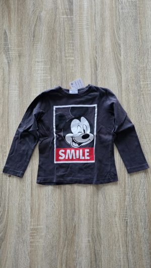 T-shirt manches longues Noir Garçon 3 Ans Disney - Vue de face