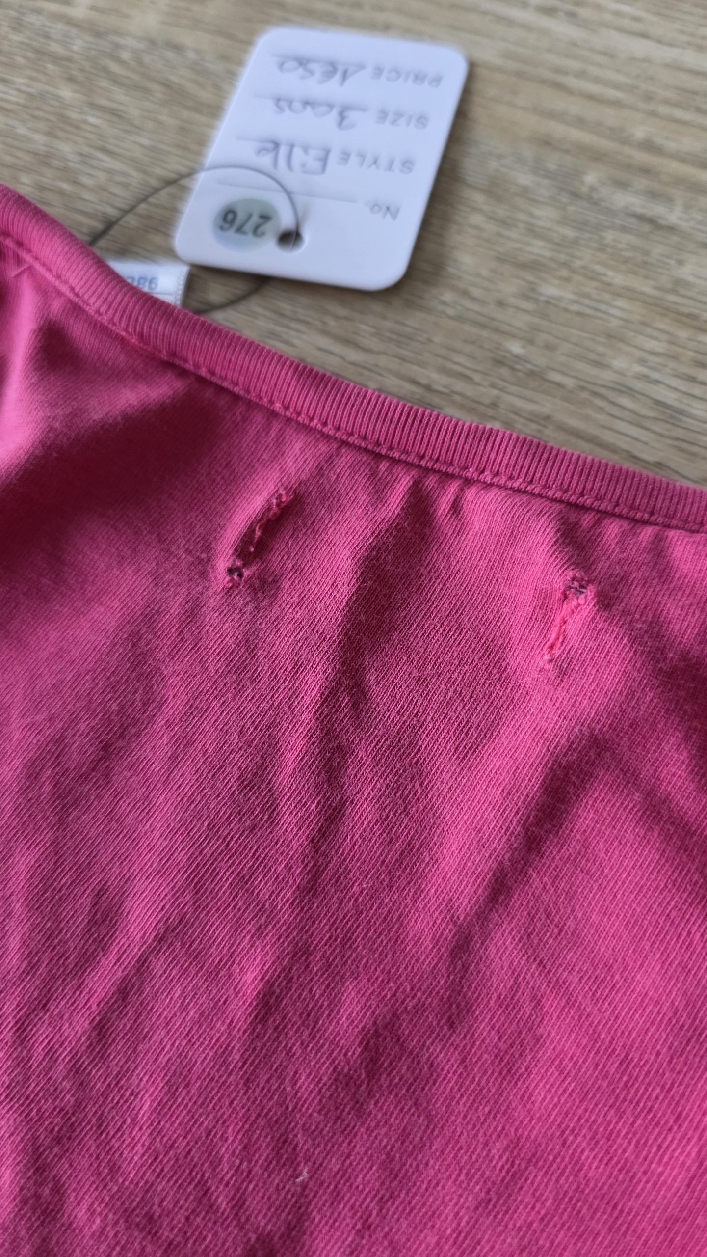 T-shirt manches longues T-shirt manches longues Rose Fille 3 Ans - Détail