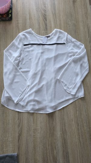 Blouse Blanc Fille 44 Tex - Vue de face