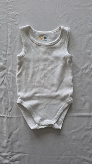 Body Blanc Garçon 74 Cm, 80 Cm Hema - Vue de face