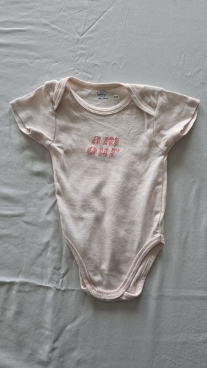 Body Rose Fille 68 Cm Mot d'enfant 2 - Vue de face