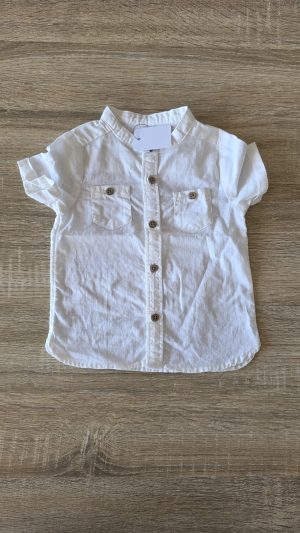 Chemise Blanc crème Garçon 6 Mois Orchestra - Vue de face