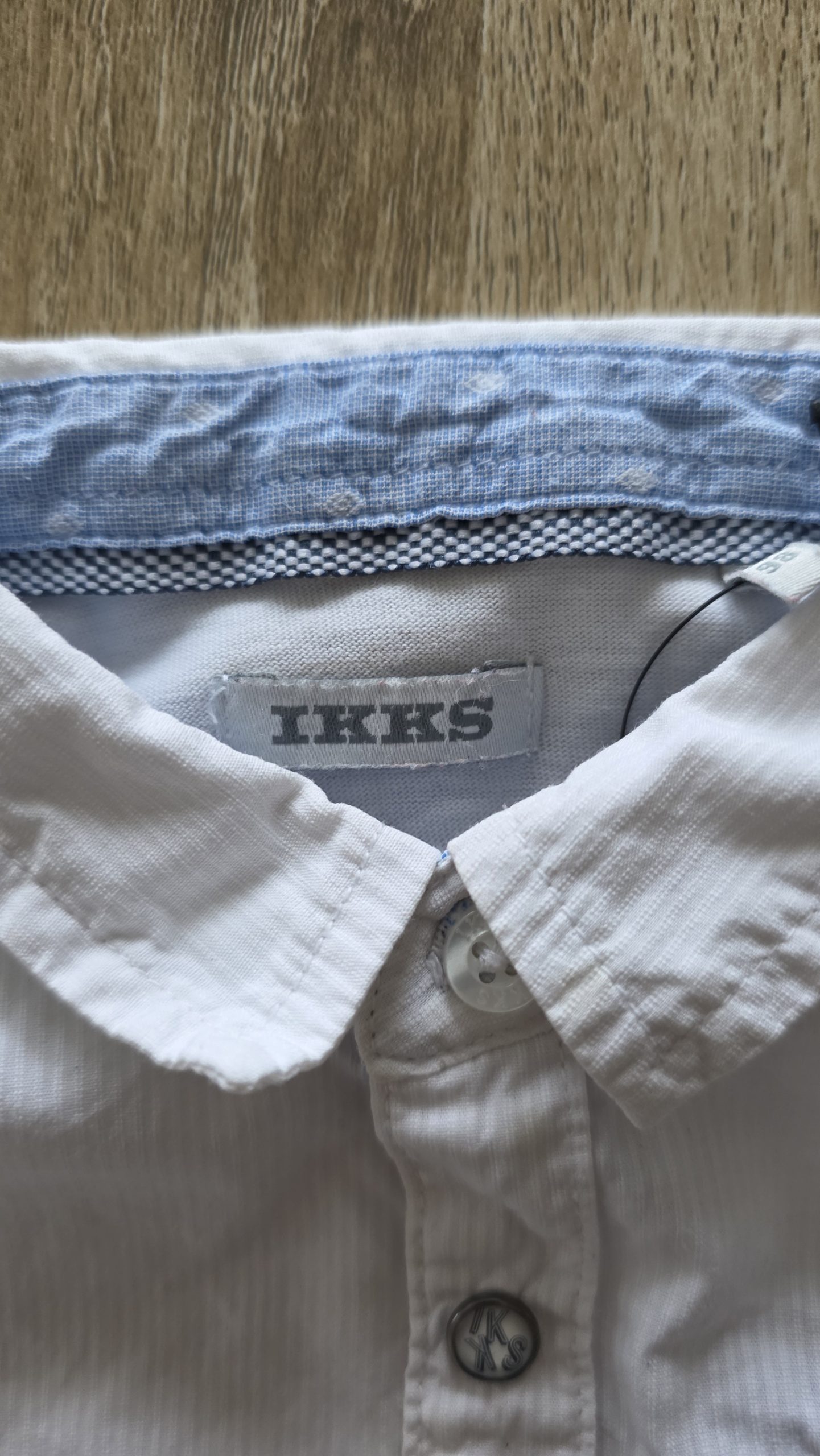 Chemise Chemise Blanc Garçon 3 Ans IKKS - Étiquette