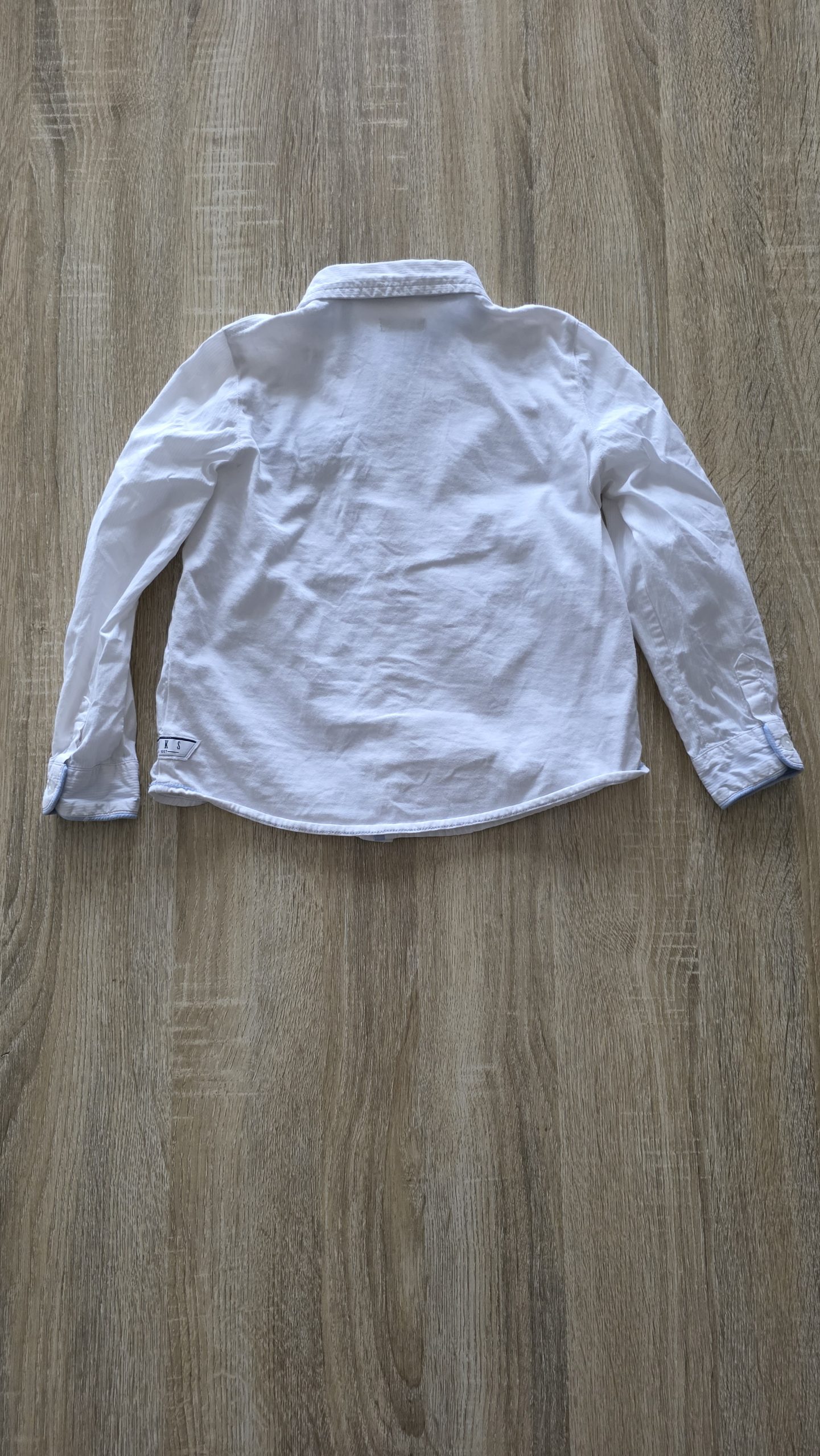Chemise Chemise Blanc Garçon 3 Ans IKKS - Vue de dos