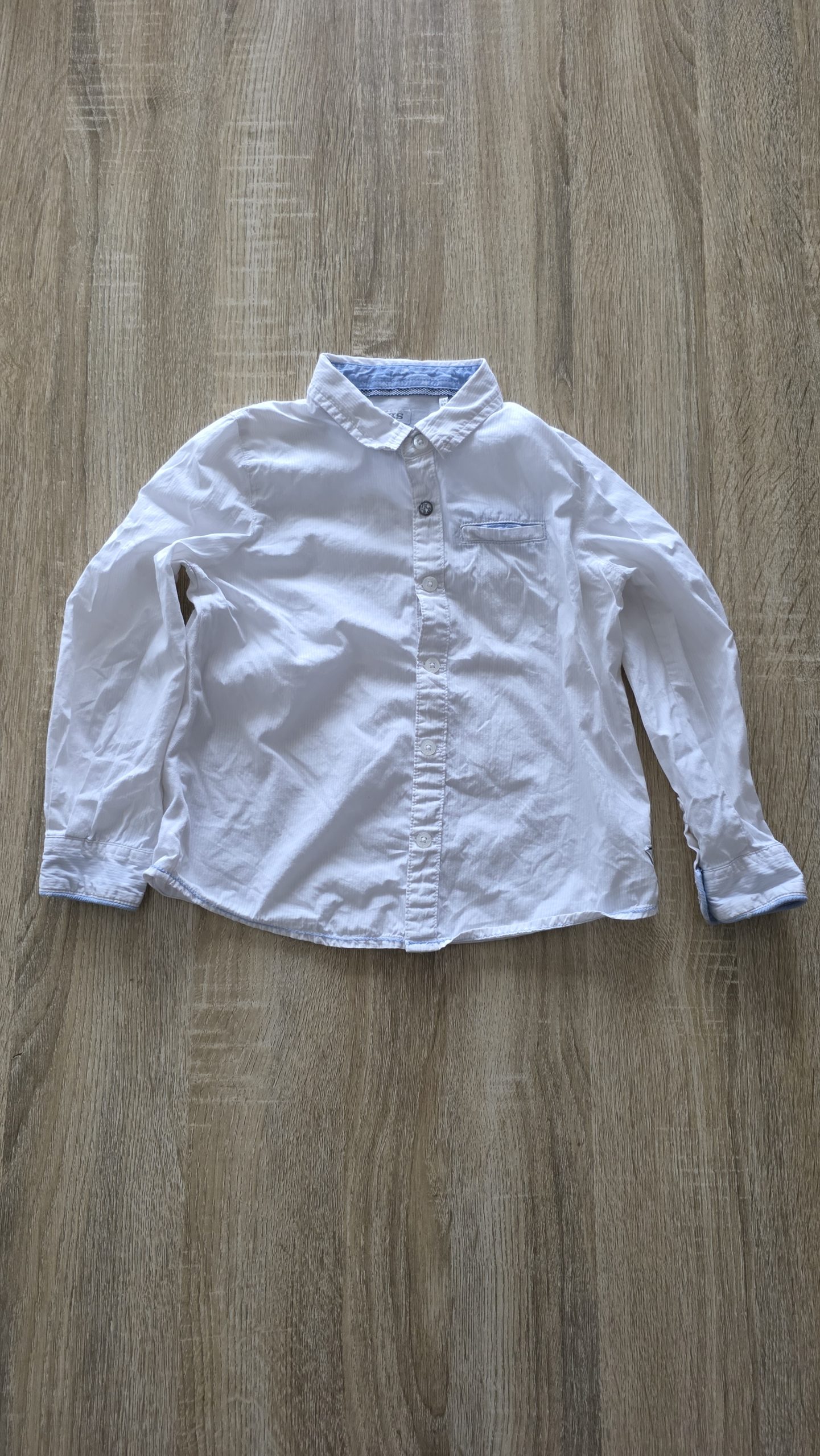 Chemise Chemise Blanc Garçon 3 Ans IKKS - Vue de face