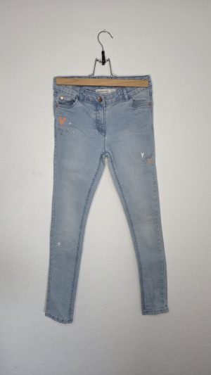 Pantalon Bleu Fille 10 Ans Orchestra - Vue de face