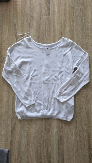 Pull Blanc crème Fille M Cache Cache - Vue de face