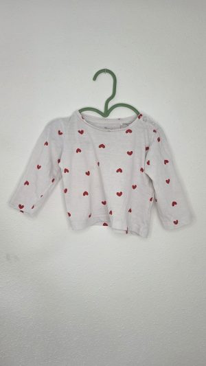 Pull Blanc Fille 12 Mois Mes petits cailloux - Vue de face