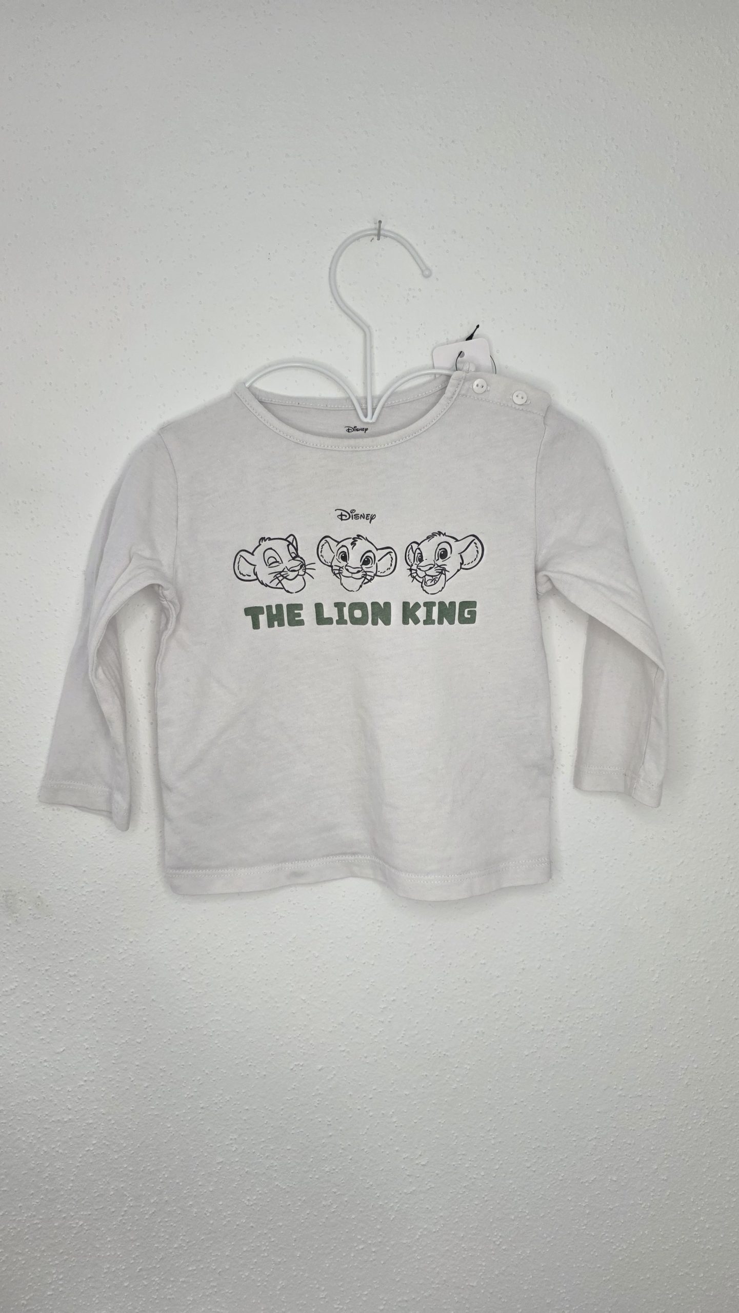 Pull Pull Blanc Garçon 18 Mois Disney baby - Vue de face