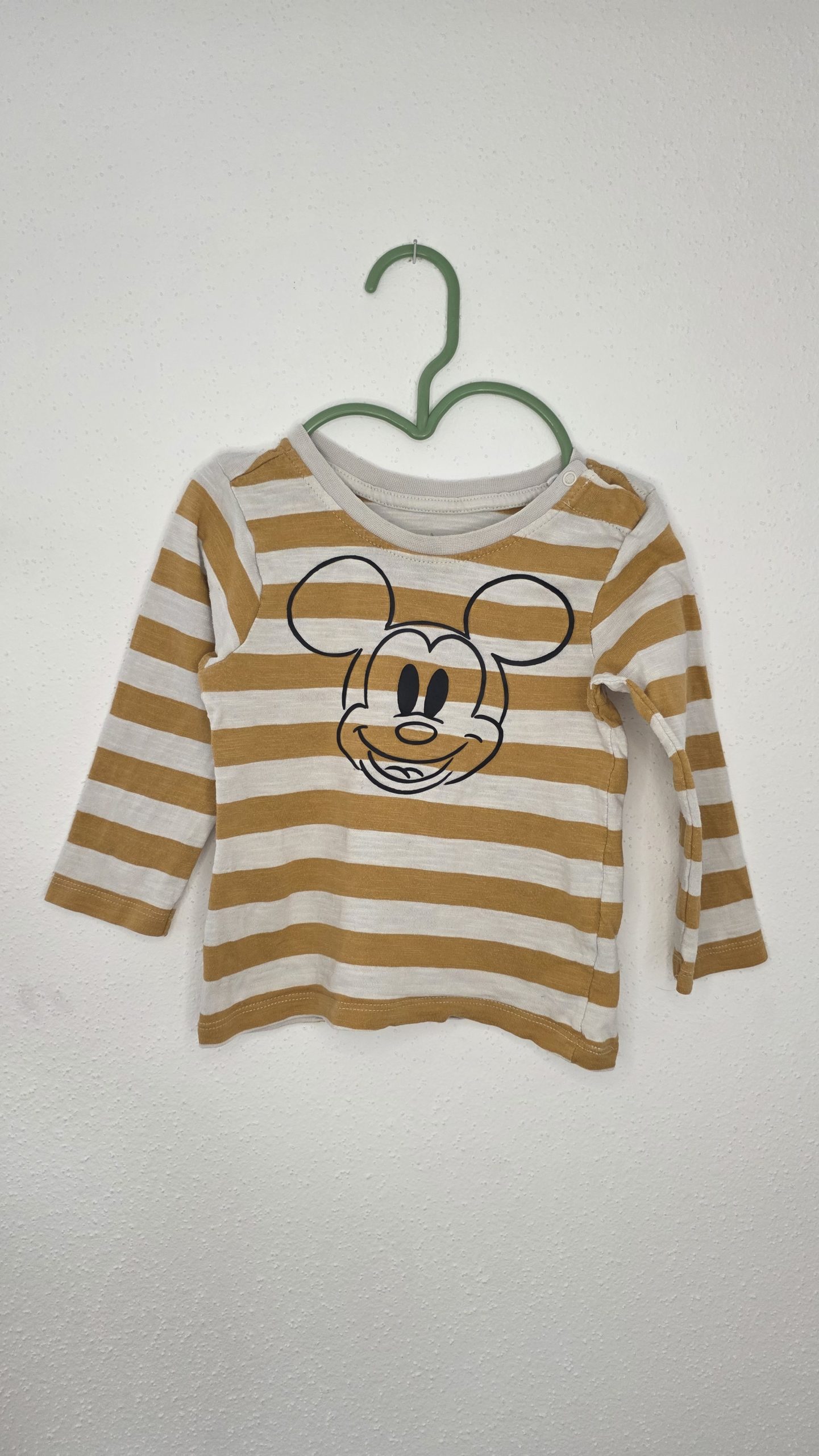 Pull Pull Blanc, Jaune moutarde Garçon 18 Mois Orchestra - Vue de face