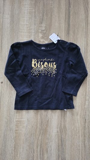 Pull Bleu Fille 3 Ans Gémo - Vue de face