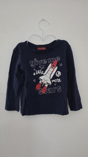 Pull Bleu Garçon 5 Ans Tissaia - Vue de face