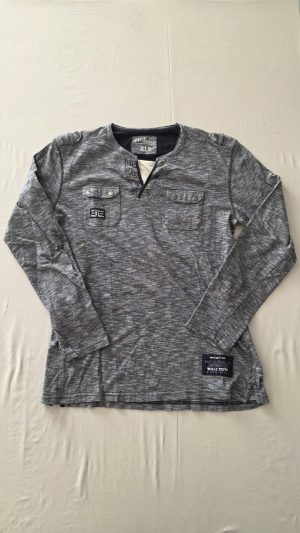 Pull Bleu Garçon XL At Jeans - Vue de face