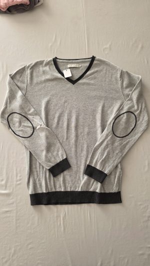Pull Gris Garçon XL celio - Vue de face