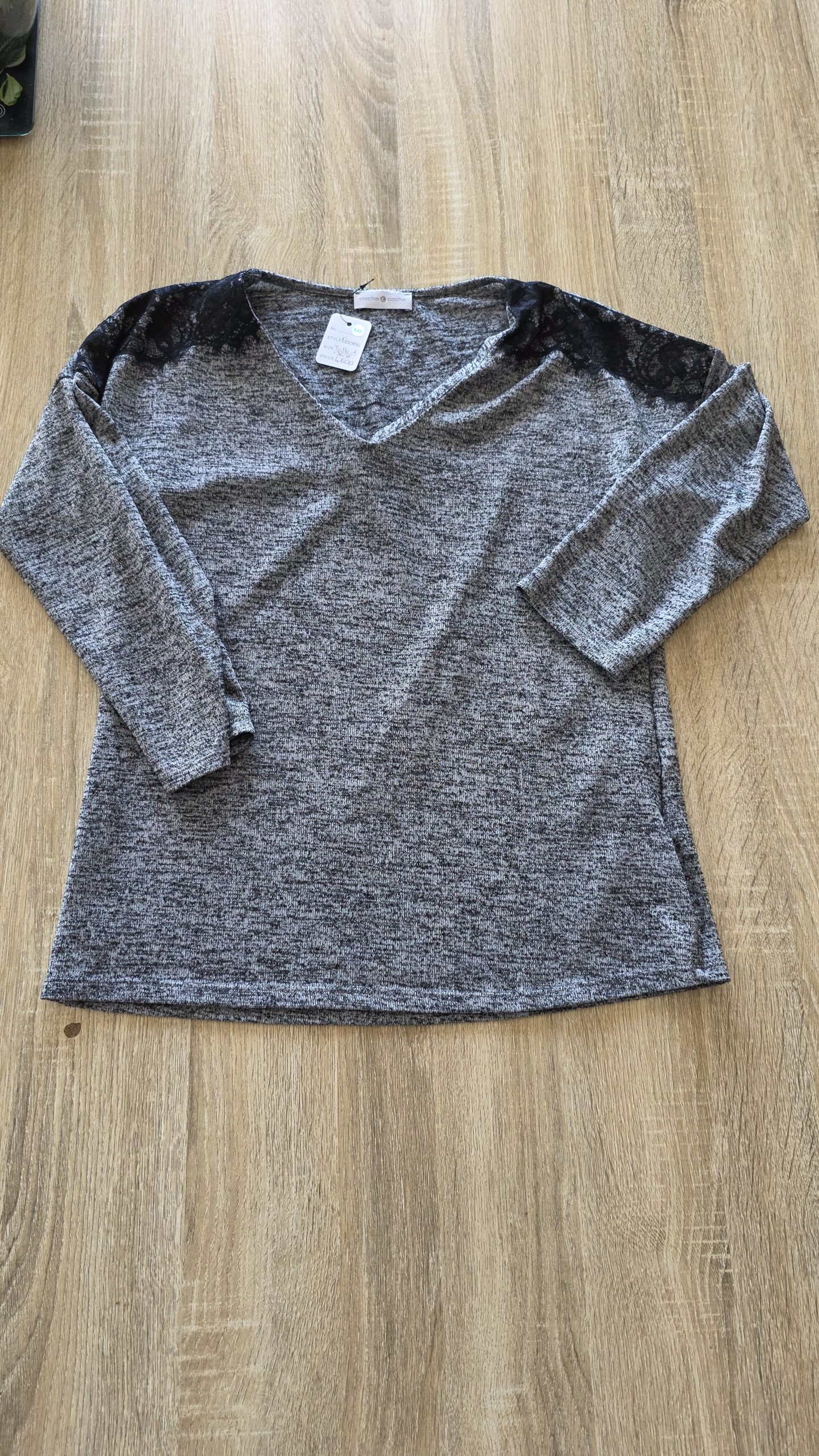 Pull taille 1 Pull taille 1 Gris Fille 36, 38 Cache Cache - Vue de face