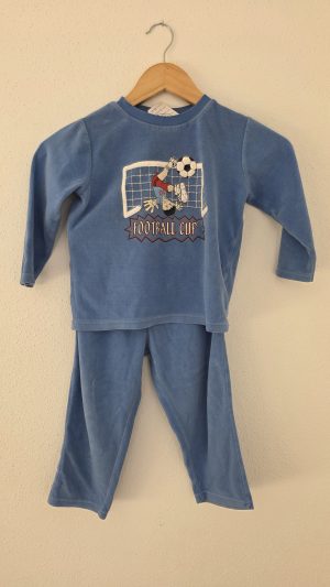 Pyjama Bleu Garçon 4 Ans - Vue de face