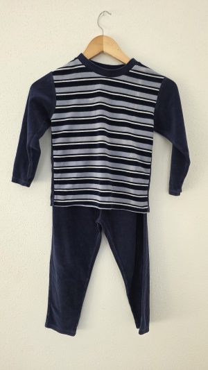 Pyjama Bleu Garçon 6 Ans - Vue de face