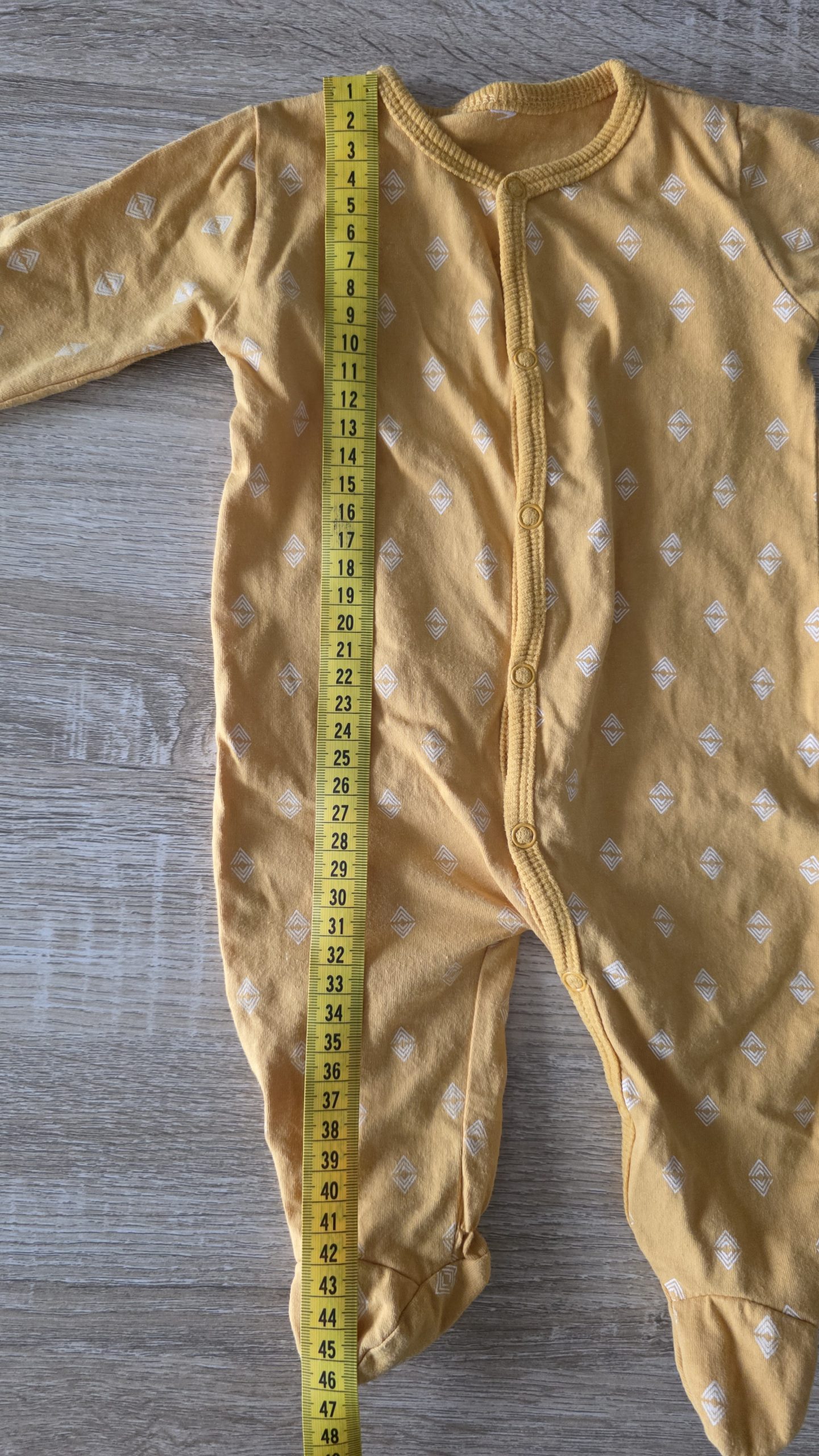 Pyjama Pyjama Jaune Garçon 1 Mois Zeeman - Détail visuel