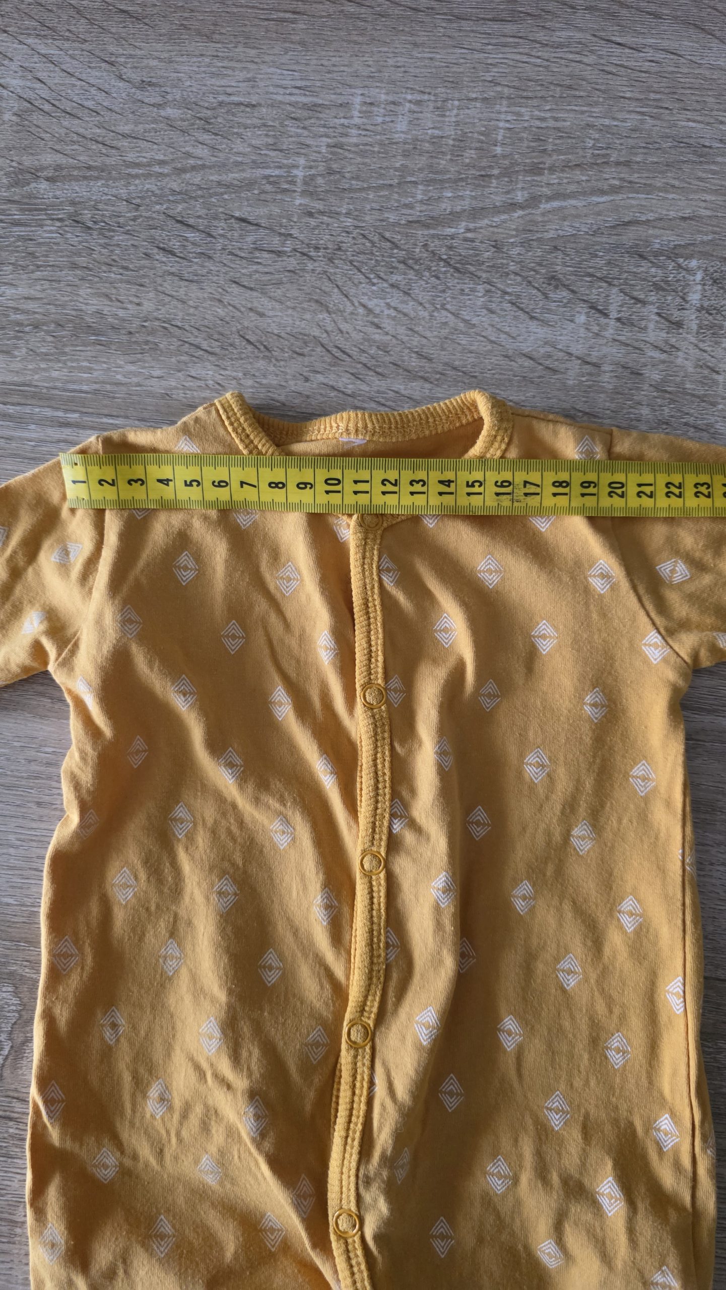 Pyjama Pyjama Jaune Garçon 1 Mois Zeeman - Étiquette