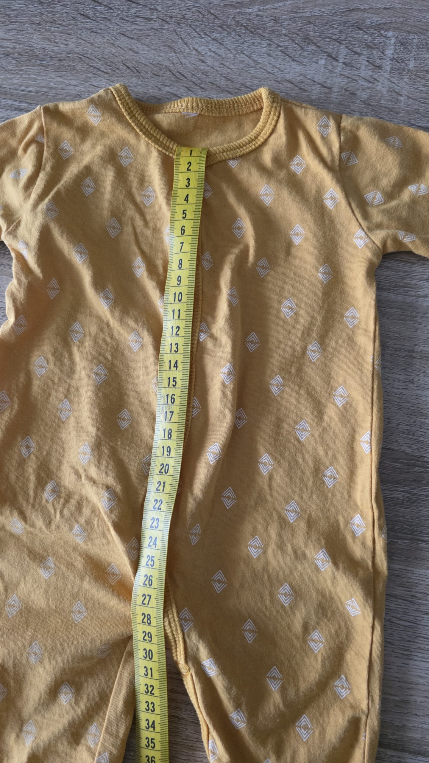 Pyjama Pyjama Jaune Garçon 1 Mois Zeeman - Vue rapprochée