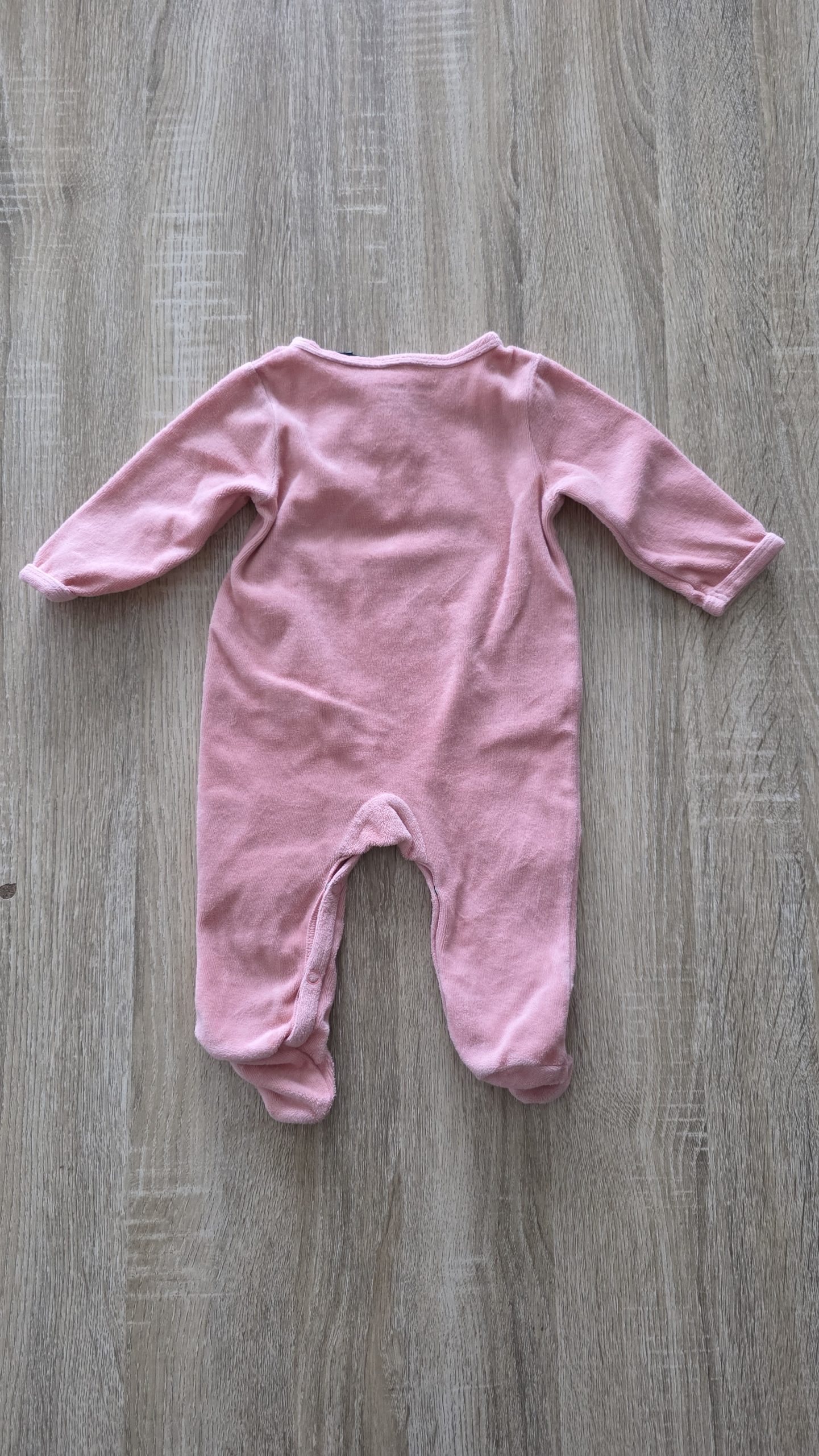 Pyjama Pyjama Rose Fille 3 Mois - Vue de dos