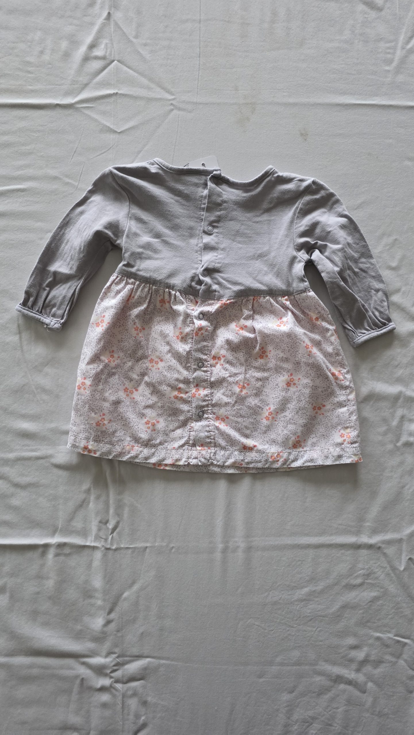 Robe Robe Gris Fille 9 Mois Disney - Vue de dos