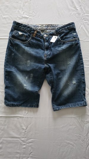 Short Bleu Garçon 44 American people - Vue de face