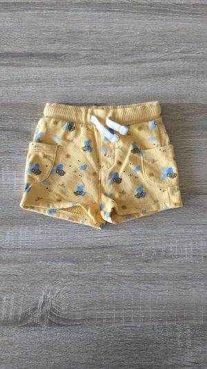Short Jaune Garçon 6 Mois Disney baby - Vue de face